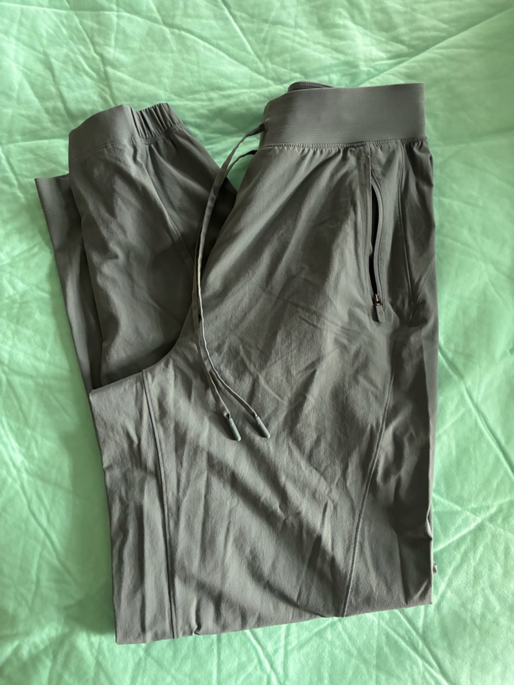 lululemon athletica gray Drawstring Athletic Joggers